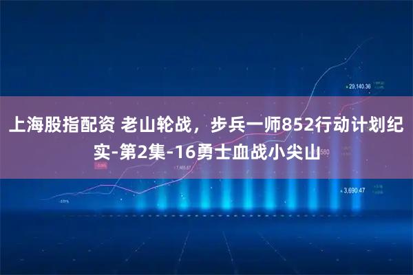 上海股指配资 老山轮战，步兵一师852行动计划纪实-第2集-16勇士血战小尖山